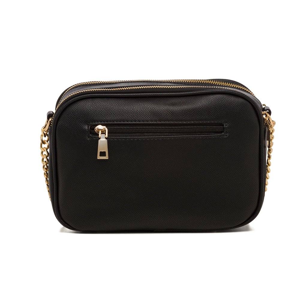 Borsa a tracolla nera da donna con doppio scomparto Lora Ferres