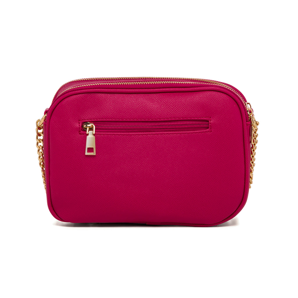 Borsa a tracolla fucsia da donna con doppio scomparto Lora Ferres