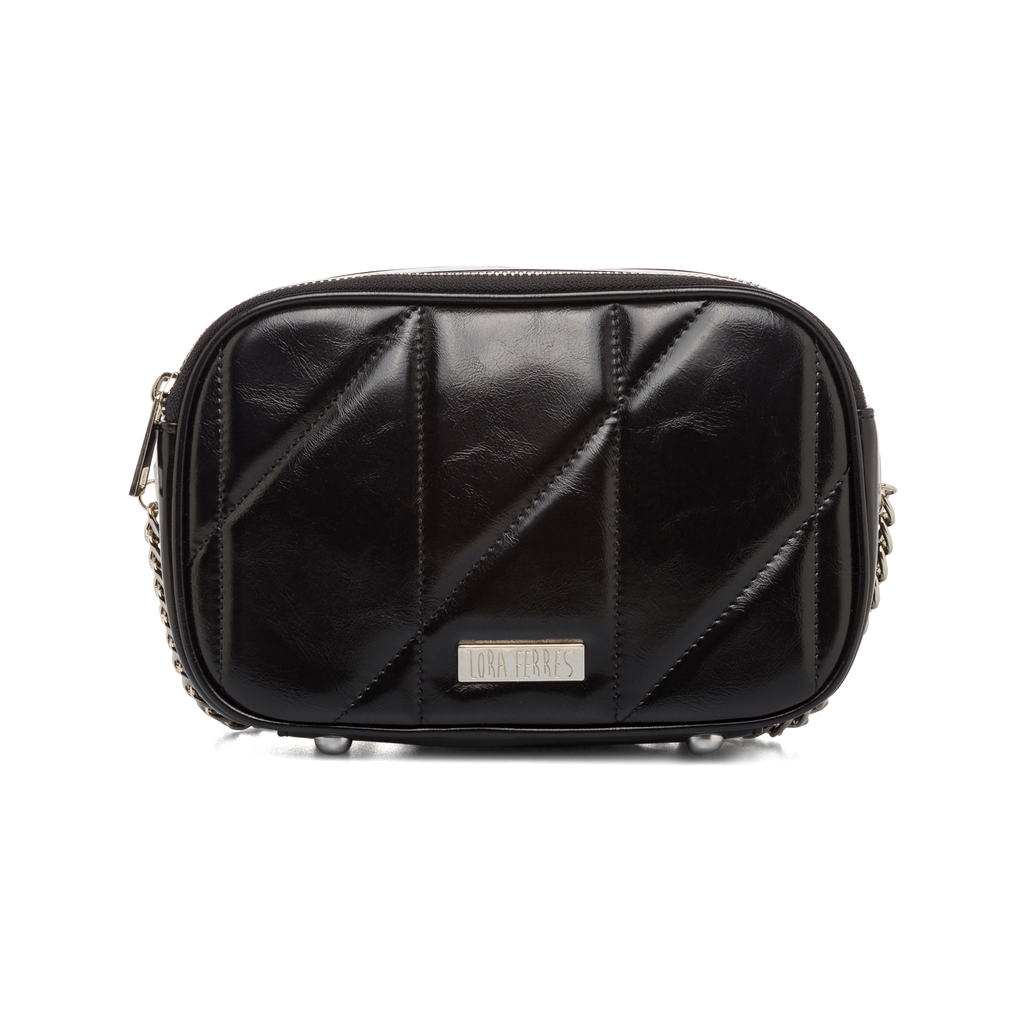Borsa a tracolla da donna nera Lora Ferres