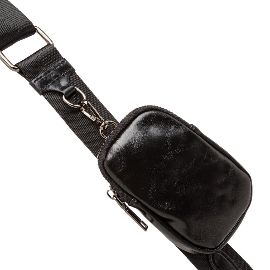 Borsa a tracolla nera da donna con catena Lora Ferres