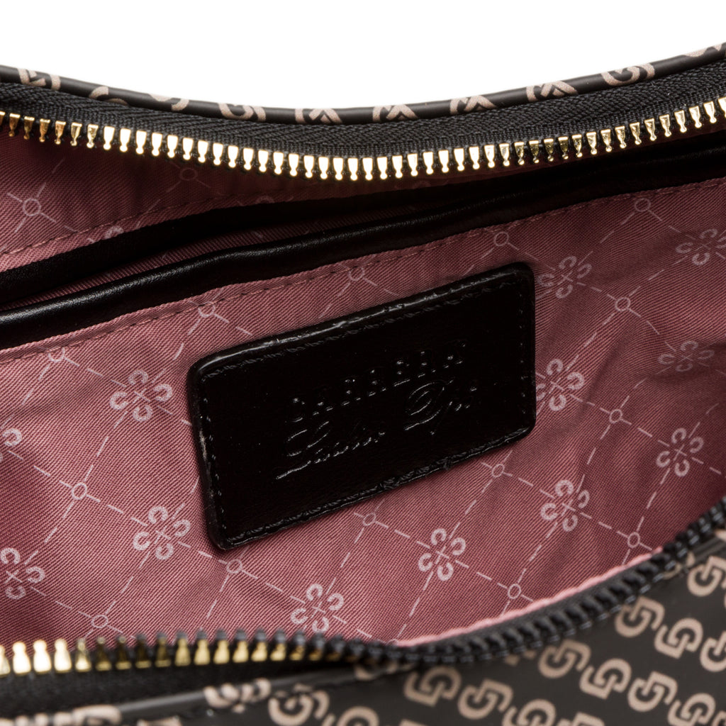 Borsa a tracolla nera con logo Carrera Jeans