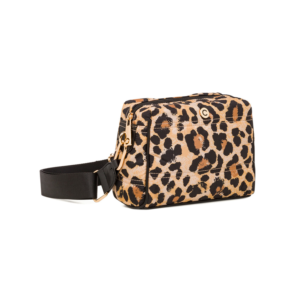 Borsa a tracolla leopardata da donna Carrera Jeans