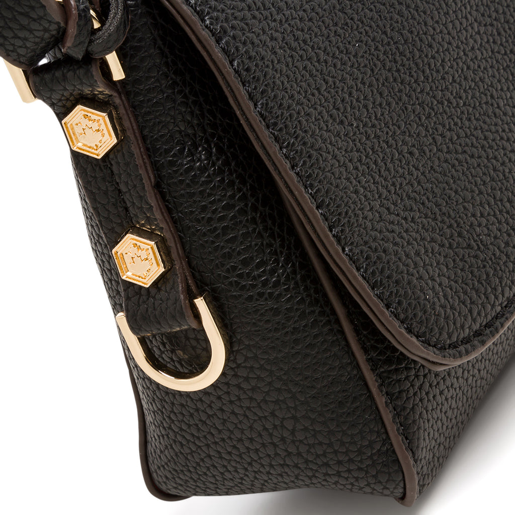 Borsa a tracolla nera da donna Lumberjack