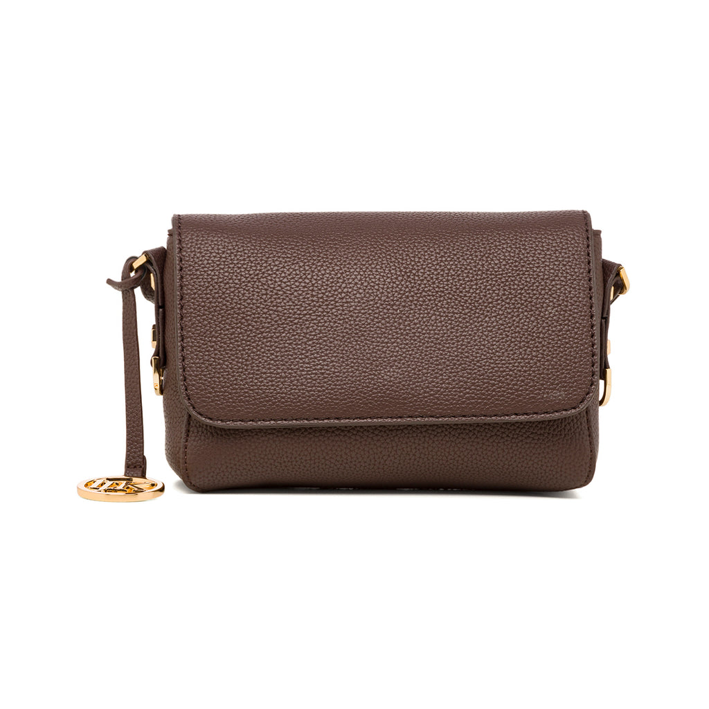 Borsa a tracolla marrone da donna Lumberjack