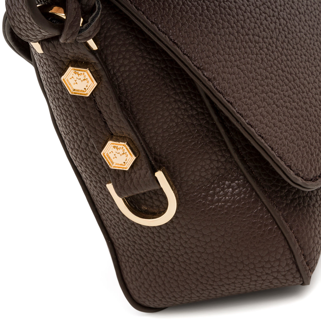 Borsa a tracolla marrone da donna Lumberjack