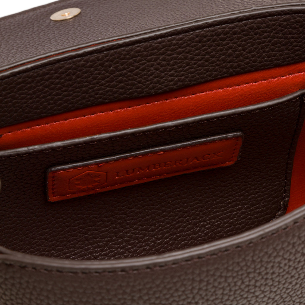 Borsa a tracolla marrone da donna Lumberjack