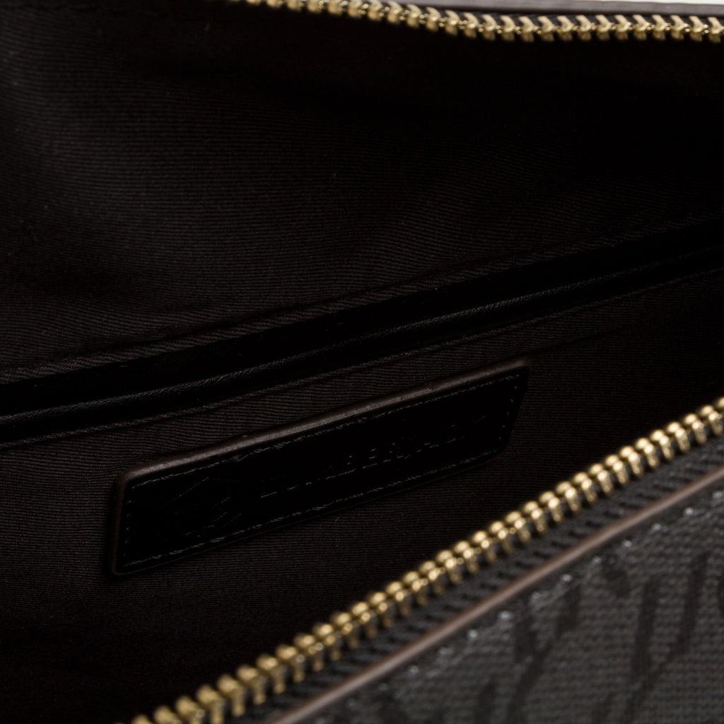 Borsa a tracolla nera da donna con charm Lumberjack