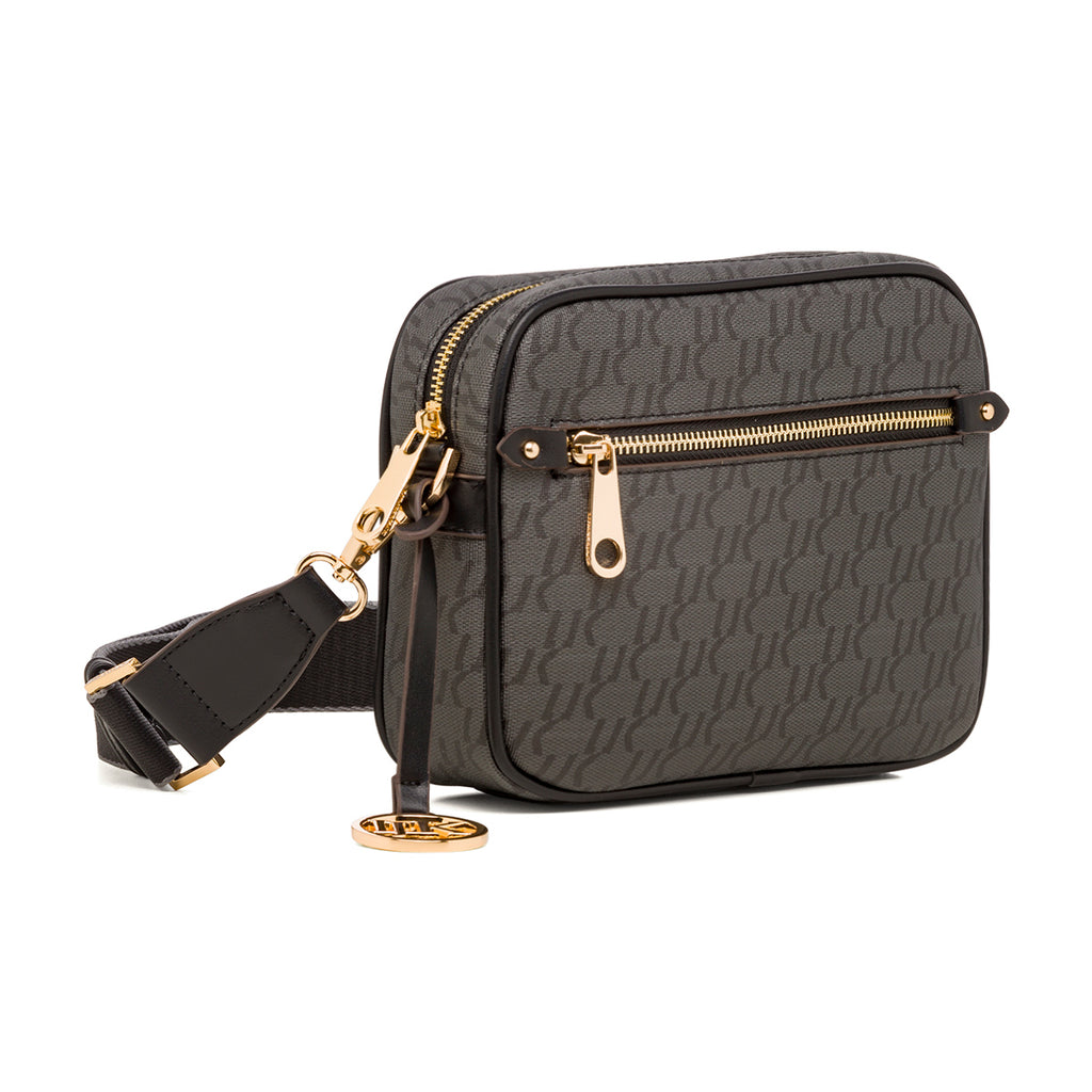 Borsa a tracolla nera da donna Lumberjack
