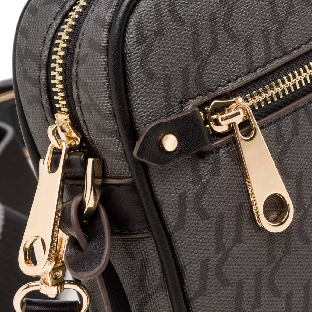Borsa a tracolla nera da donna Lumberjack