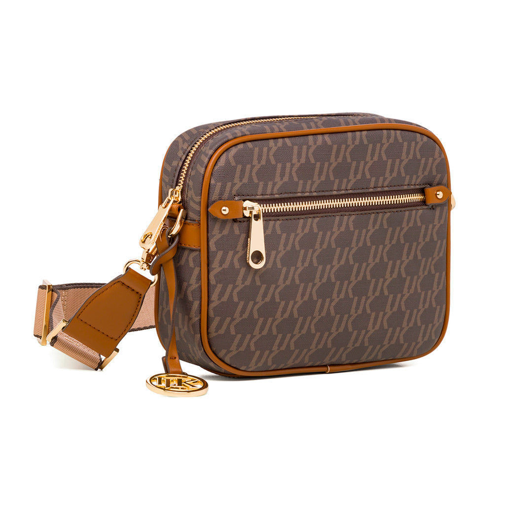 Borsa a tracolla marrone da donna Lumberjack