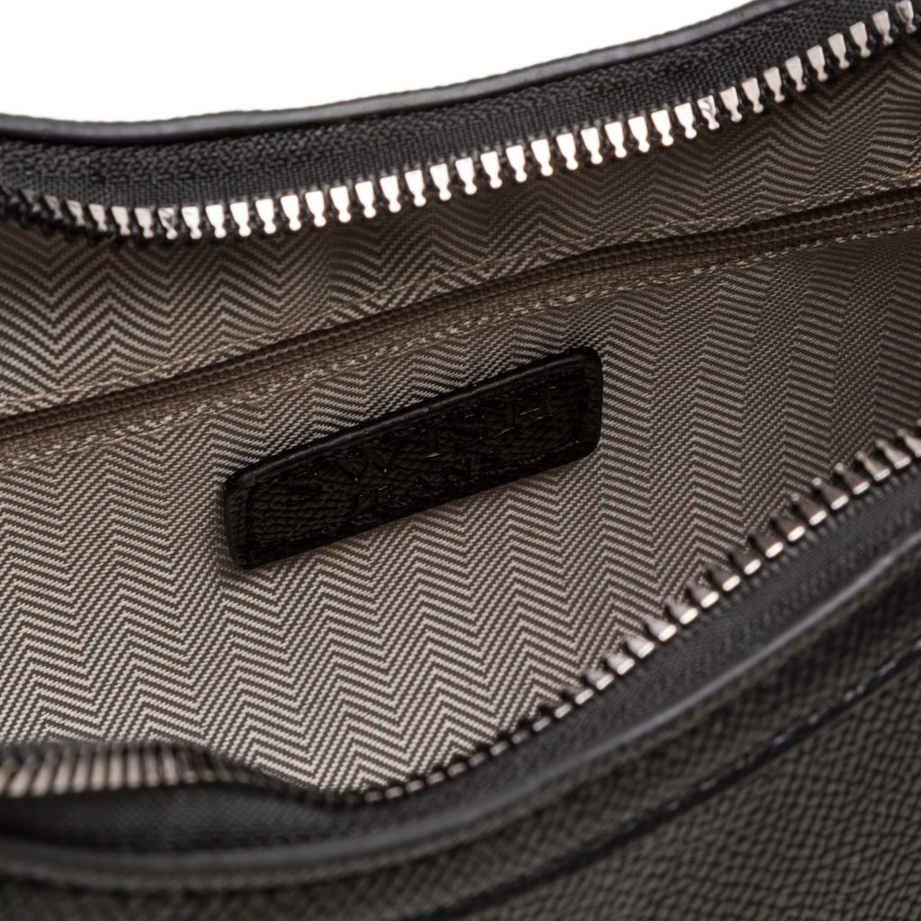 Borsa a spalla nera da donna con logo Swish Jeans