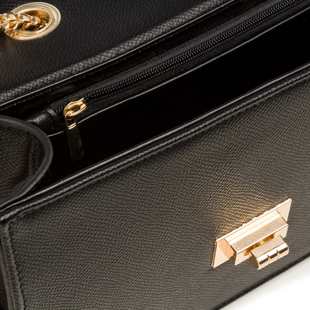 Borse a tracolla nera da Donna con chiusura a incastro Lora Ferres