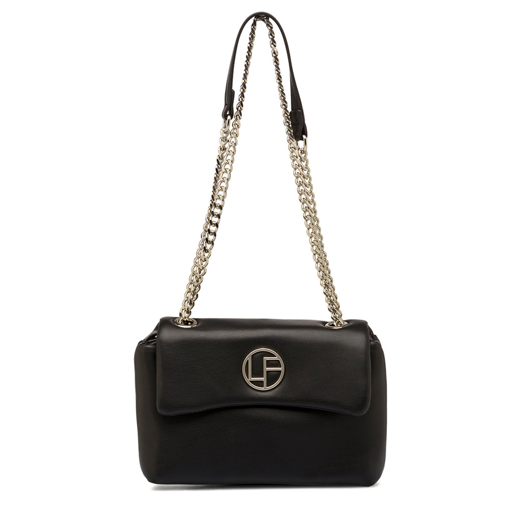 Borsa a tracolla nera da Donna con catena Lora Ferres