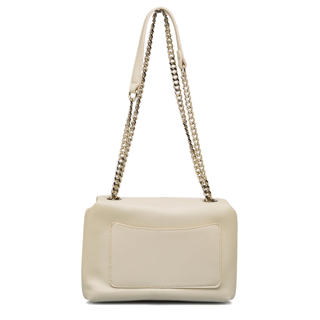 Borsa a tracolla bianca da Donna con catena Lora Ferres