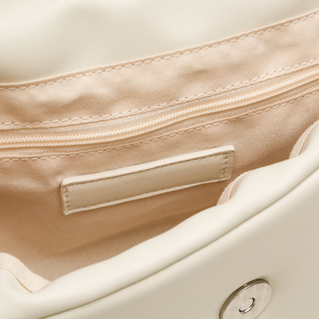 Borsa a tracolla bianca da Donna con catena Lora Ferres