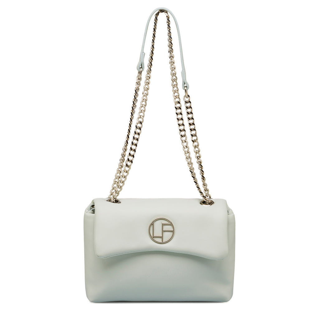 Borsa a tracolla azzurra da Donna con catena Lora Ferres