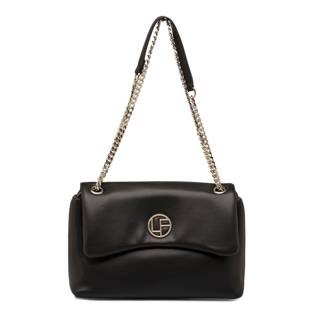 Borsa a tracolla nera da Donna con catena Lora Ferres