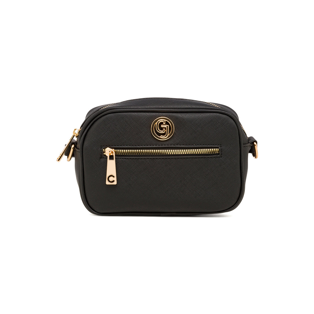 Borsa a tracolla nera da Donna con tracolla beige Carrera Jeans