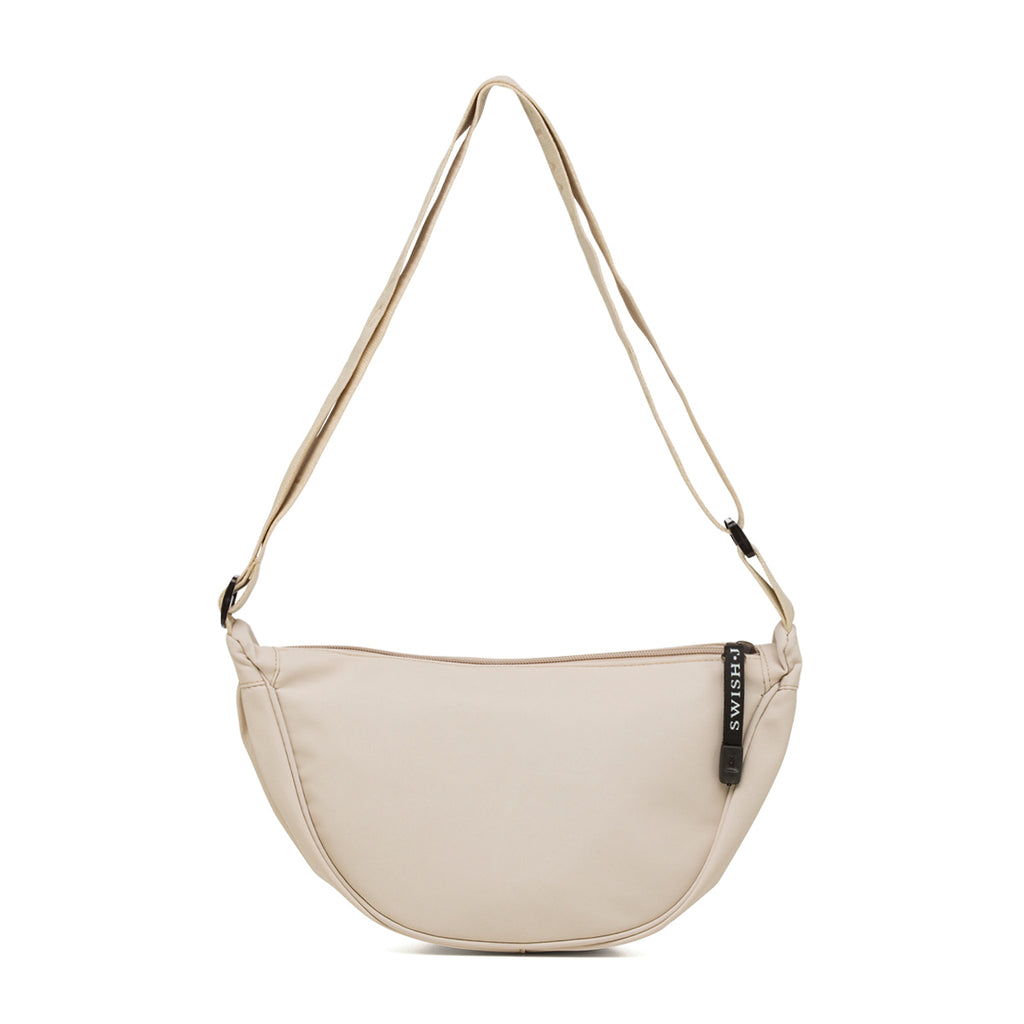 Borsa a tracolla beige in tessuto da Donna Swish Jeans
