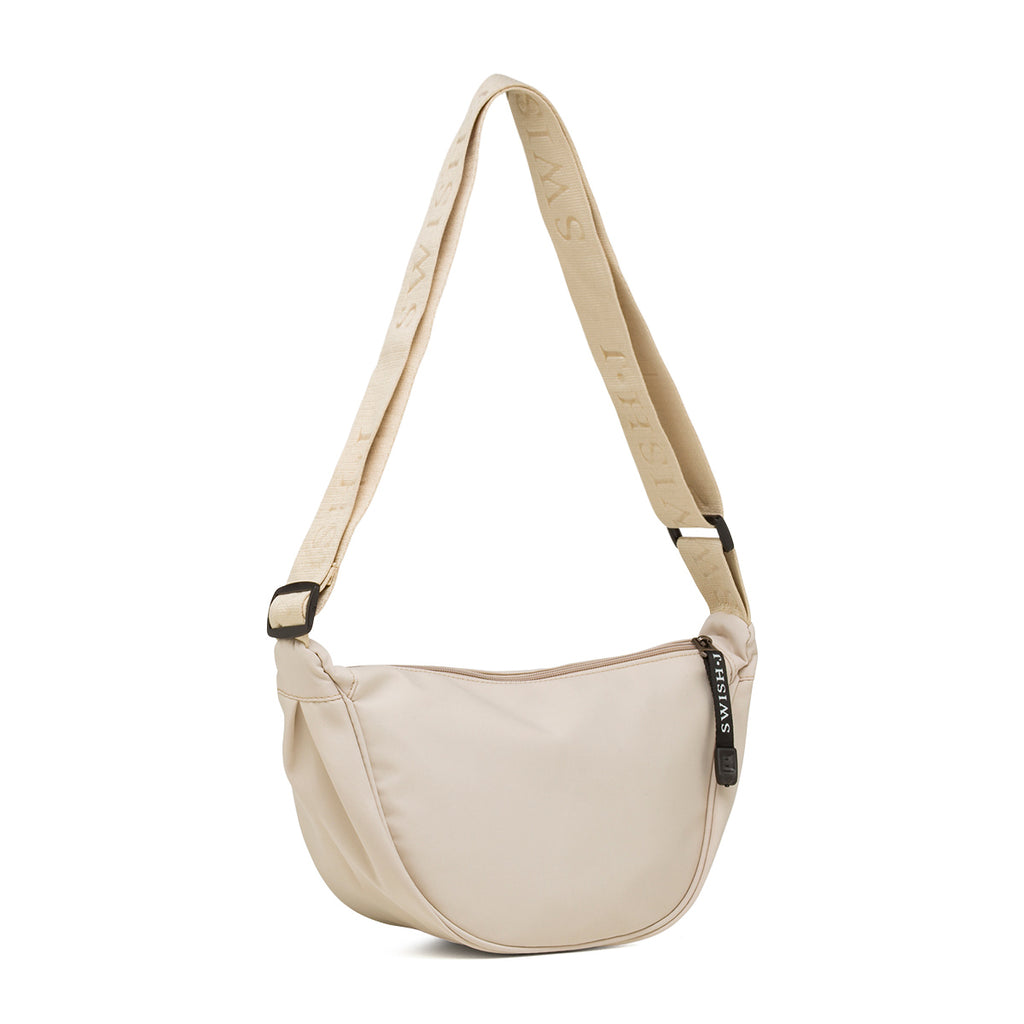 Borsa a tracolla beige in tessuto da Donna Swish Jeans