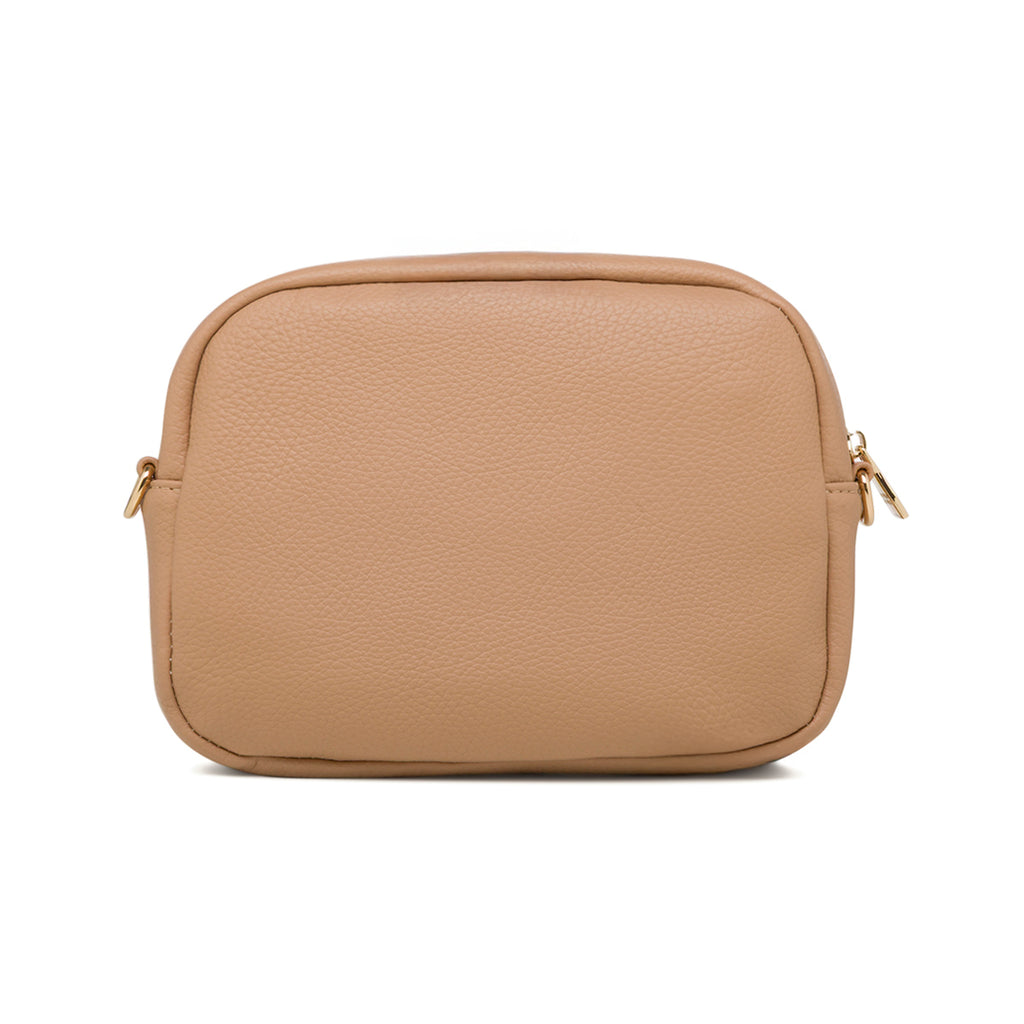Borsa a tracolla beige da Donna con logo Enrico Coveri
