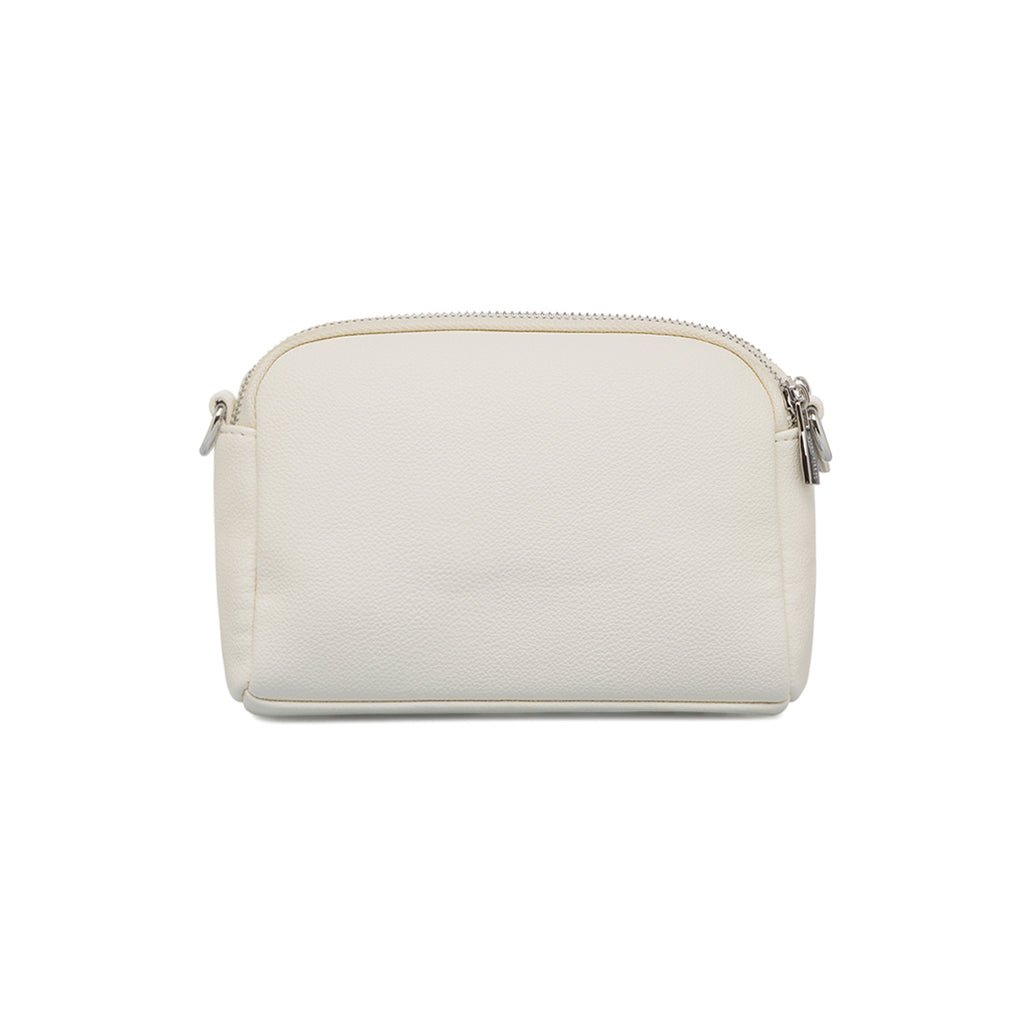 Borsa a tracolla bianca da donna con doppio scomparto Lora Ferres