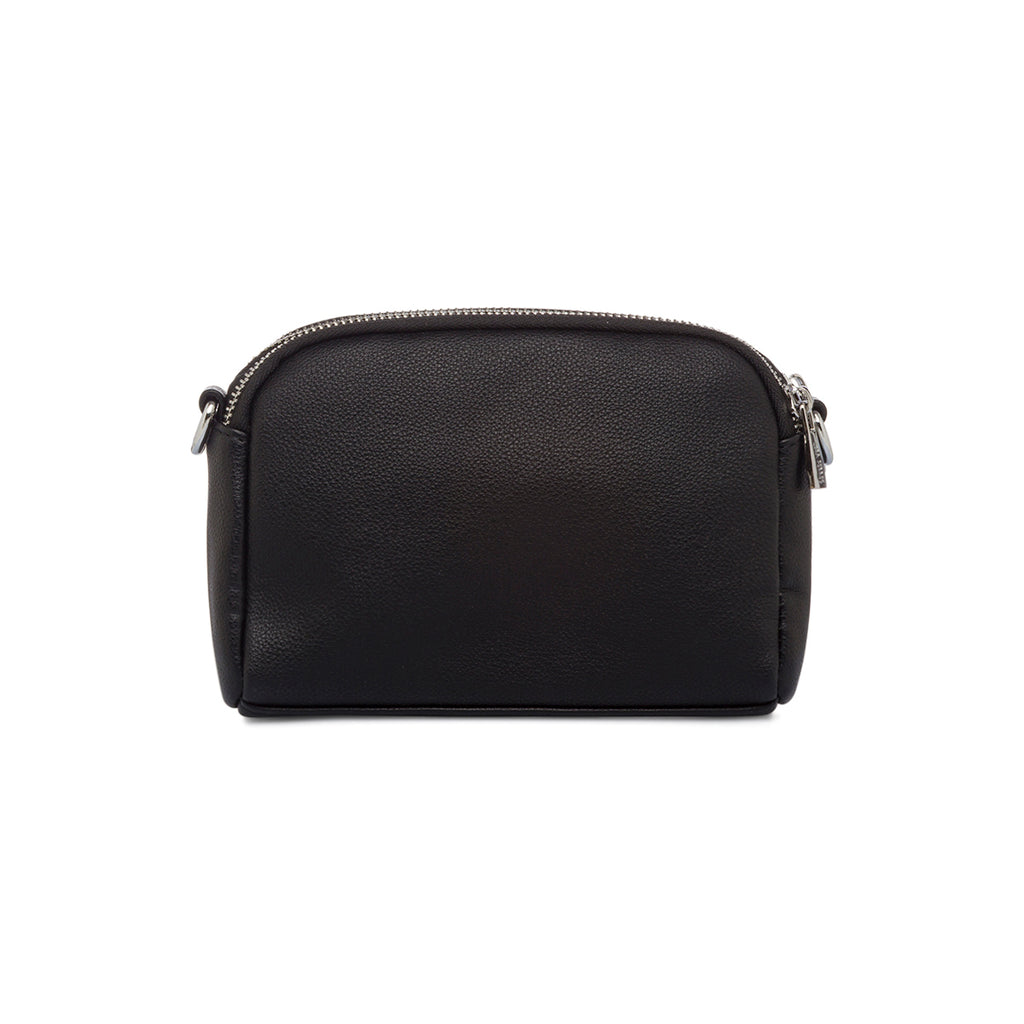 Borsa a tracolla nera da donna con doppio scomparto Lora Ferres