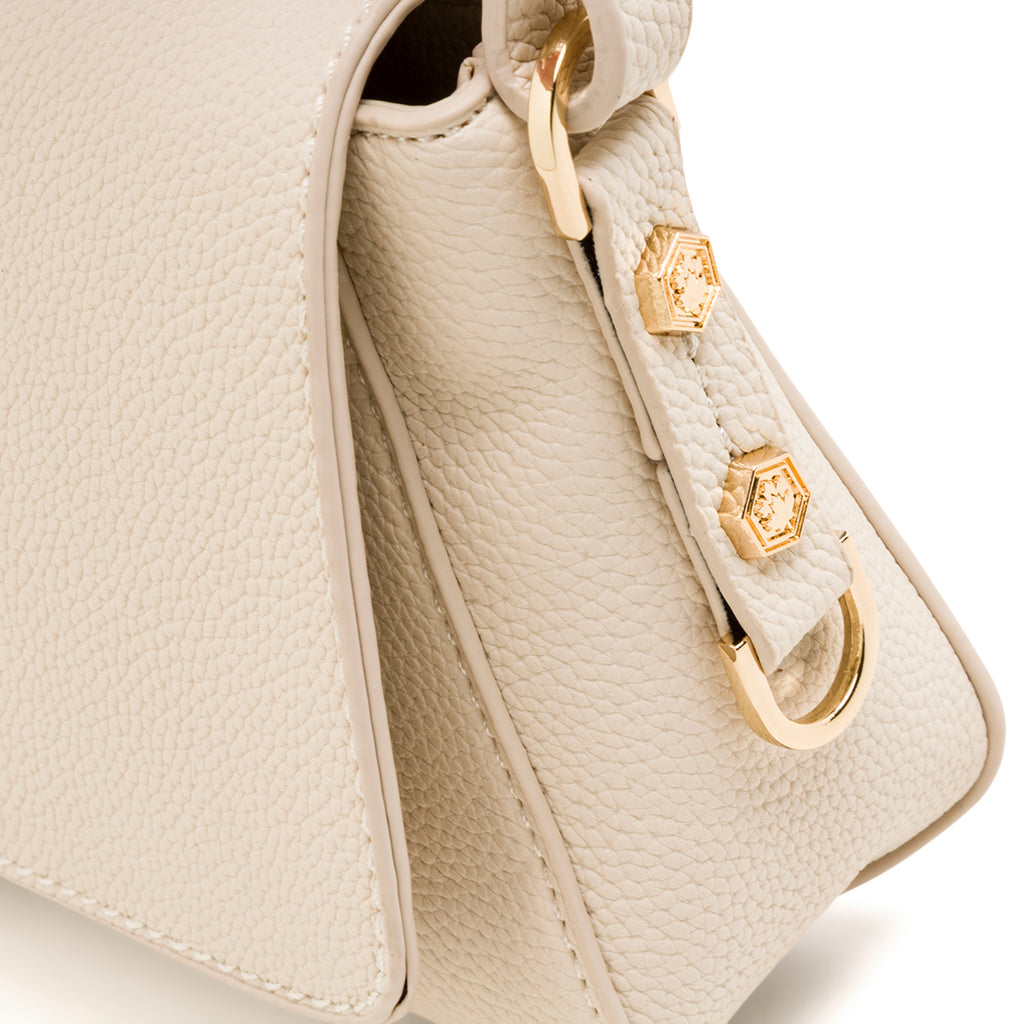 Borsa a Tracolla Bianca da Donna con ciondolo logo Lumberjack