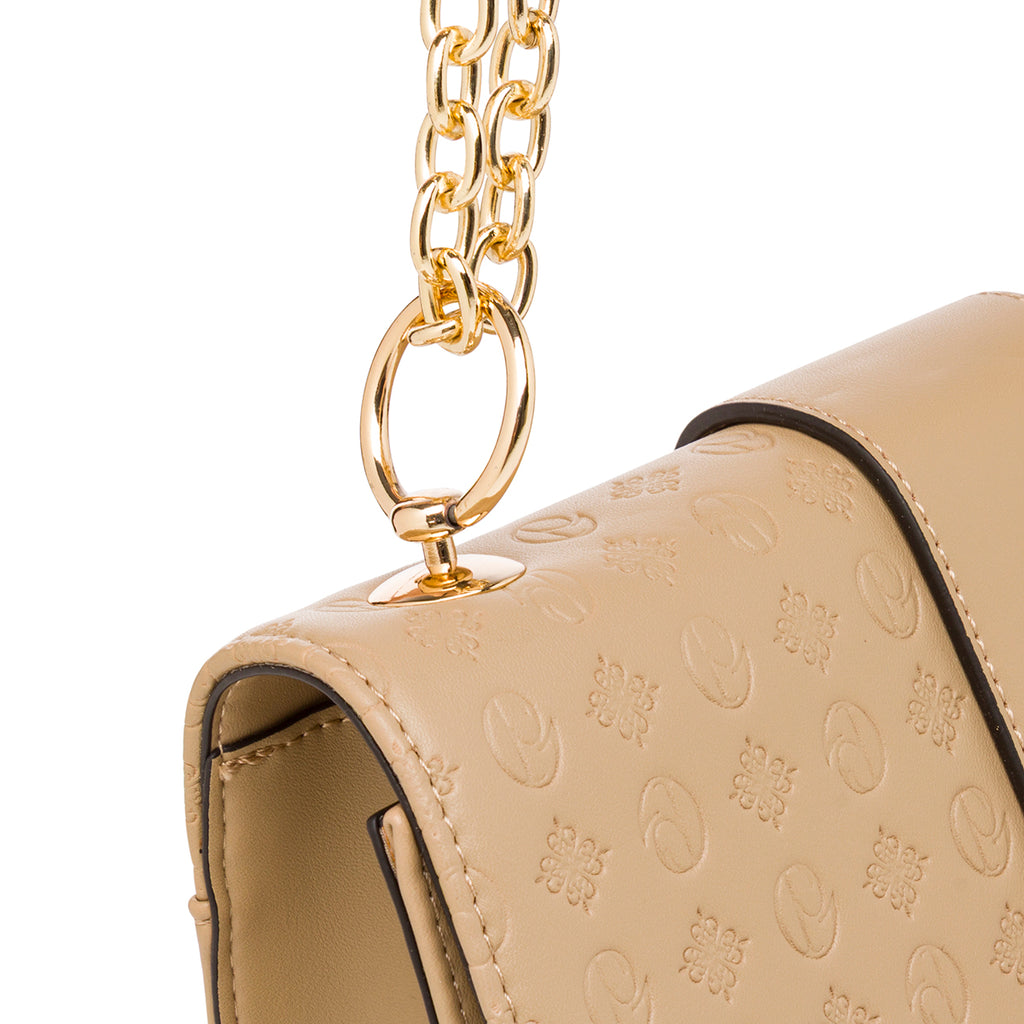 Borsa a tracolla Beige da Donna con catena Giulia Pieralli