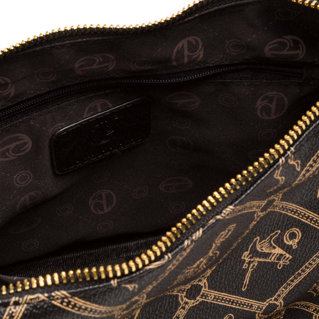 Borsa a tracolla nera da Donna con logo Giulia Pieralli