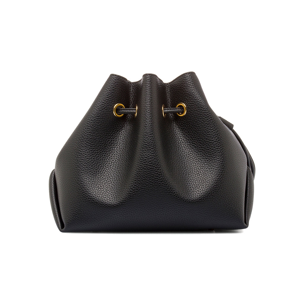 Borsa Secchiello da Donna Nera con Tracolla Regolabile Lora Ferres