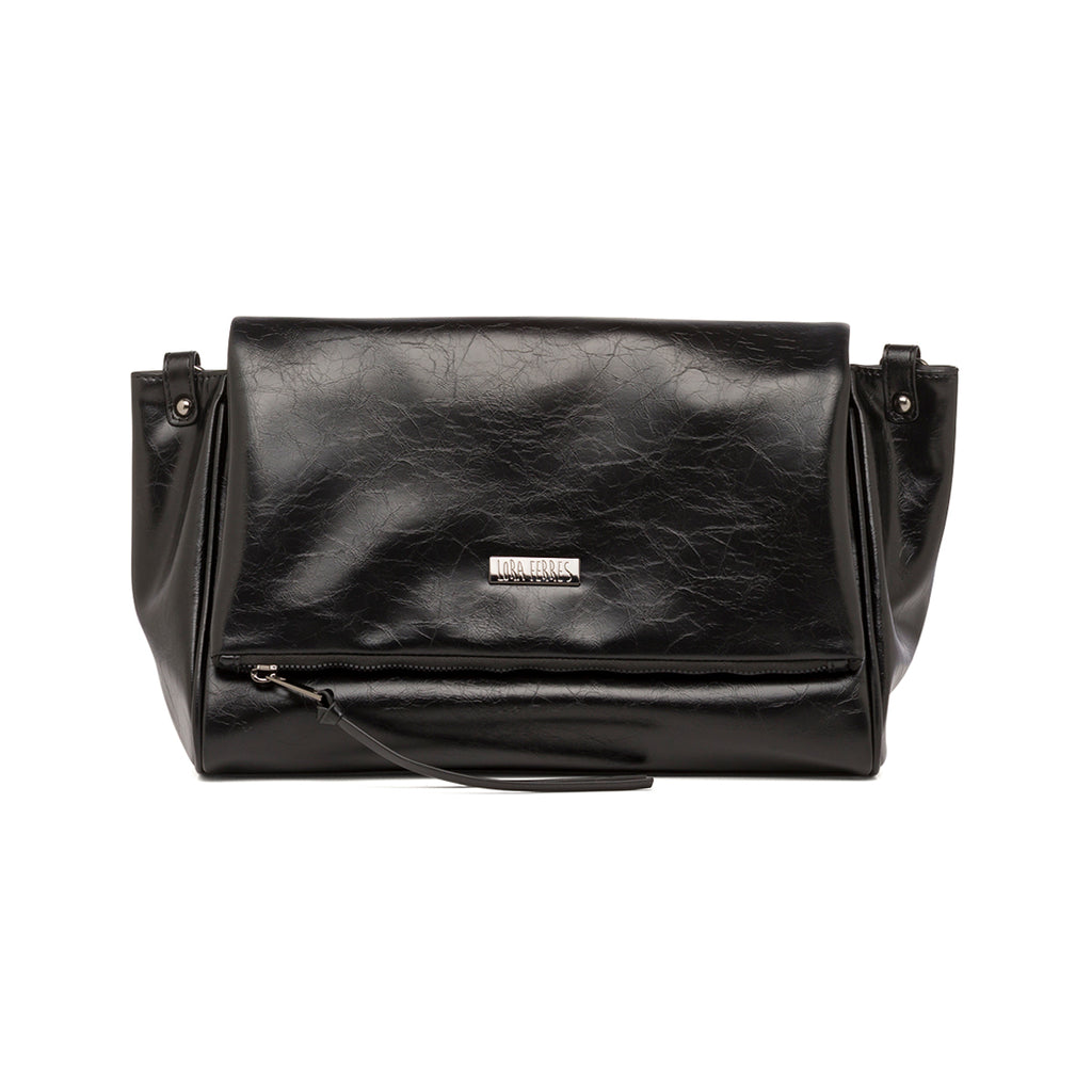 Borsa nera da Donna effetto lucido Lora Ferres