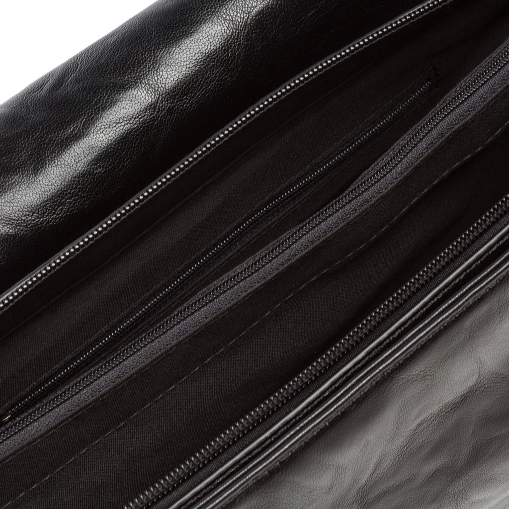 Borsa a tracolla nera da Donna effetto invecchiato Lora Ferres