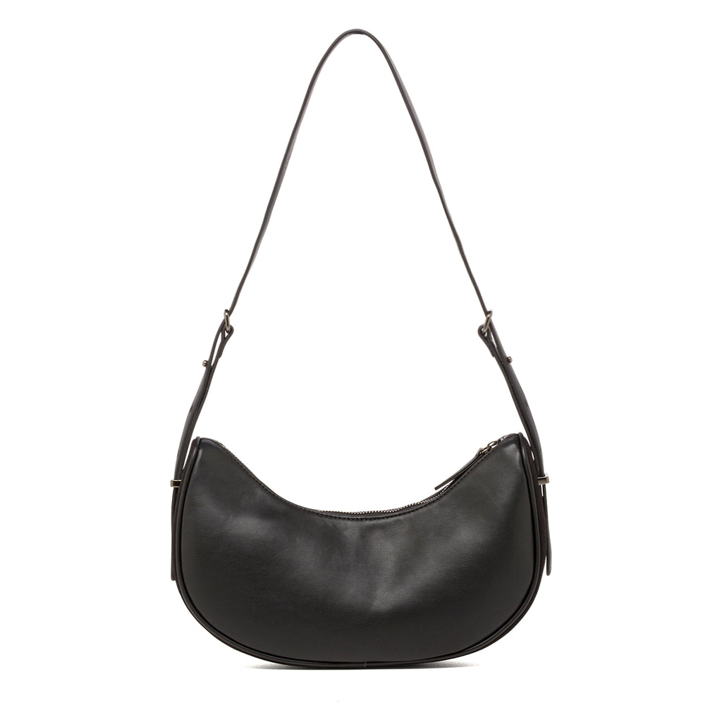 Borse a spalla nera da Donna con logo e portamonete rimovibile Lora Ferres