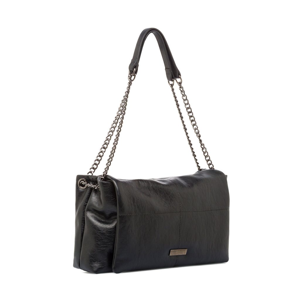 Borsa a Spalla Nera da Donna con manici a Catena Lora Ferres