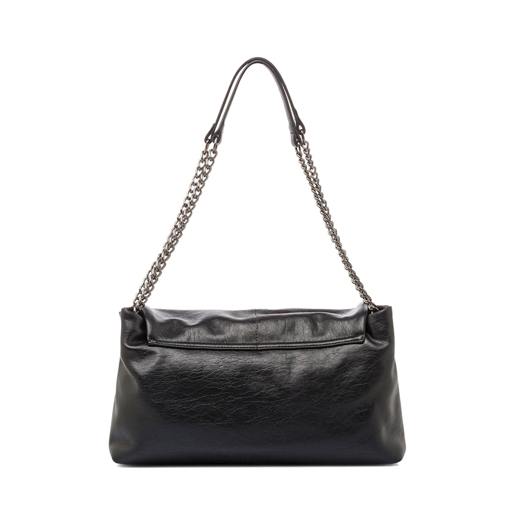 Borsa a Spalla Nera da Donna con manici a Catena Lora Ferres