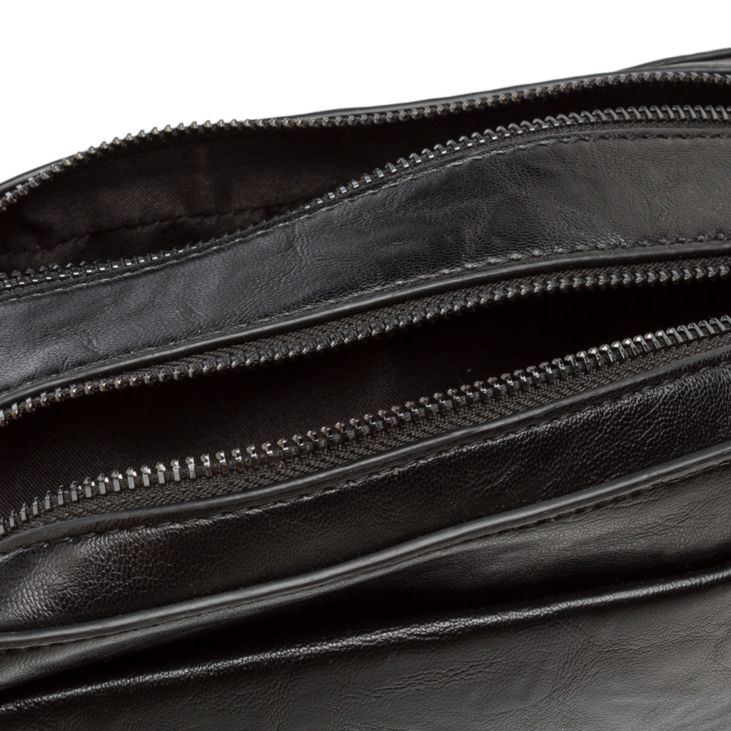 Borsa a tracolla nera da Donna con chiusura con zip Lora Ferres