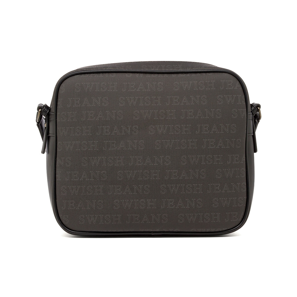 Borsa a Tracolla da Donna Nera con Doppia Tasca Swish Jeans