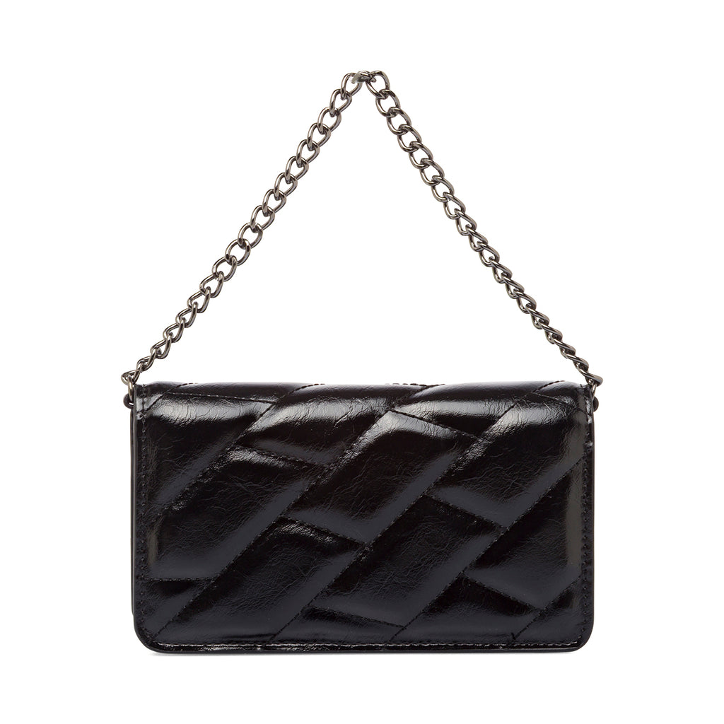 Borsa a tracolla nera da Donna effetto vernice Lora Ferres