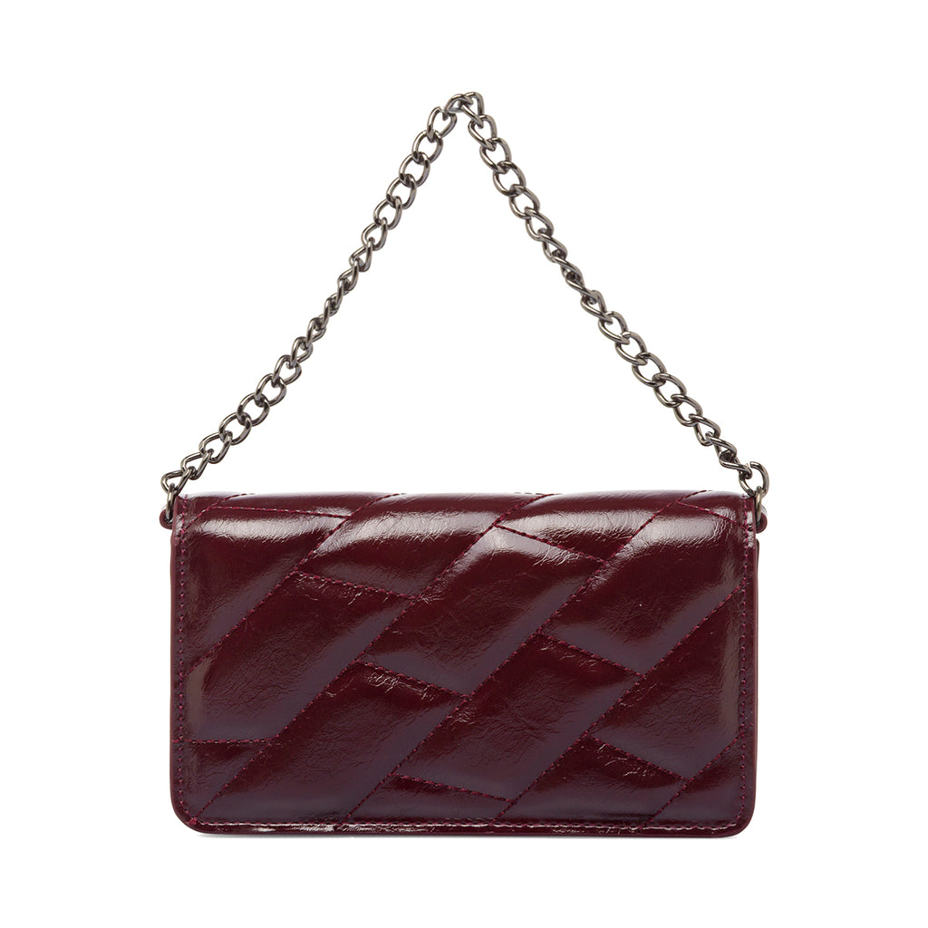 Borsetta Bordeaux da Donna con tracolla a catena Lora Ferres