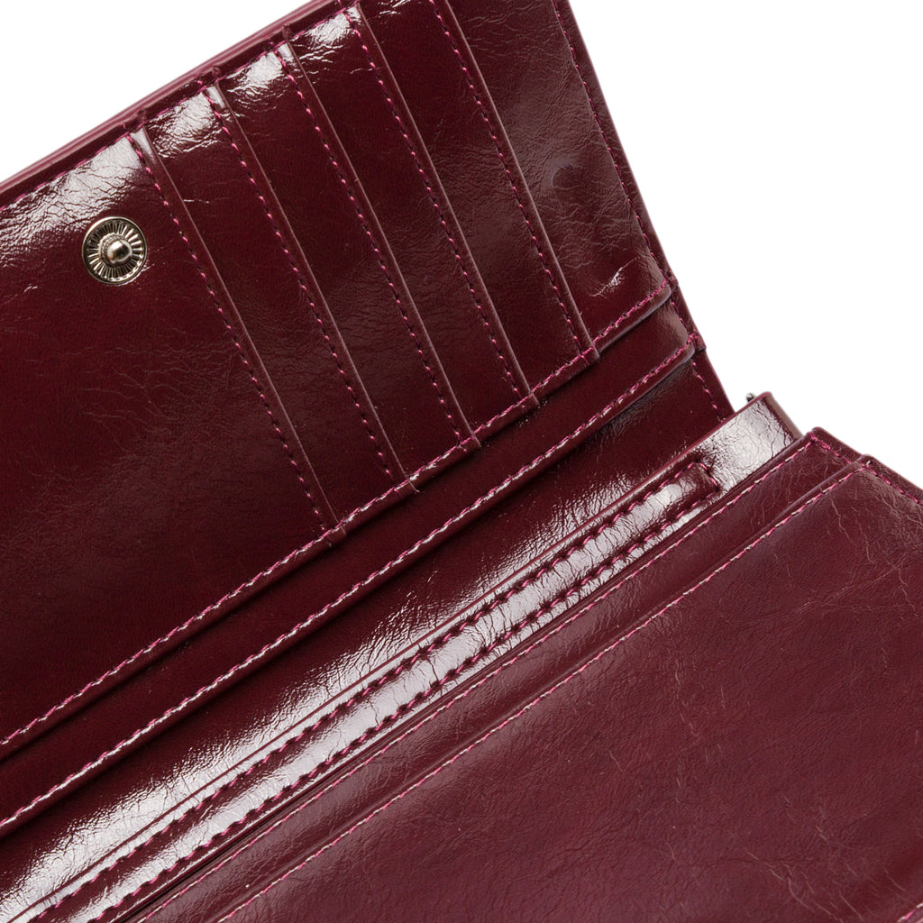 Borsetta Bordeaux da Donna con tracolla a catena Lora Ferres