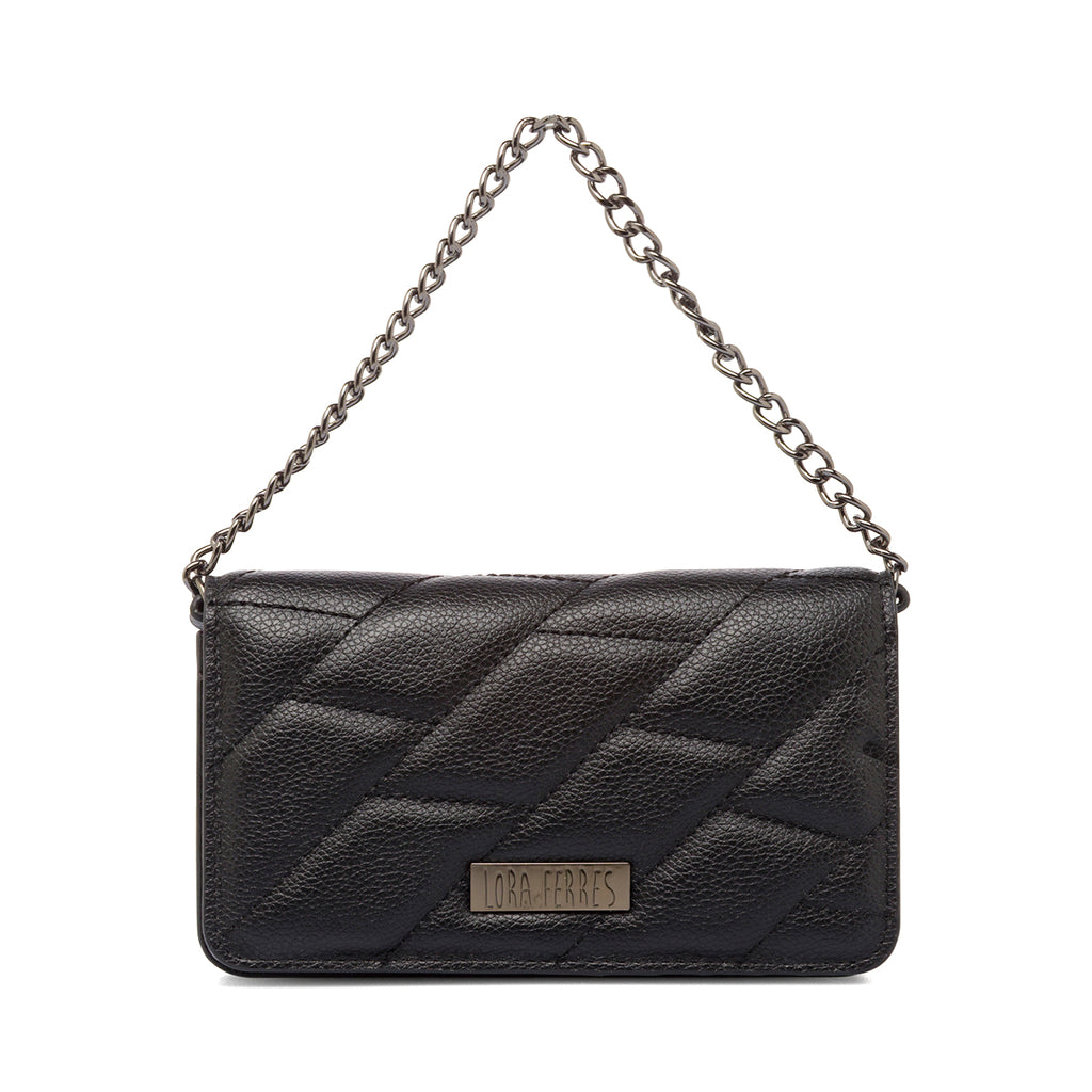 Borsa nera da Donna con tracolla a catena Lora Ferres