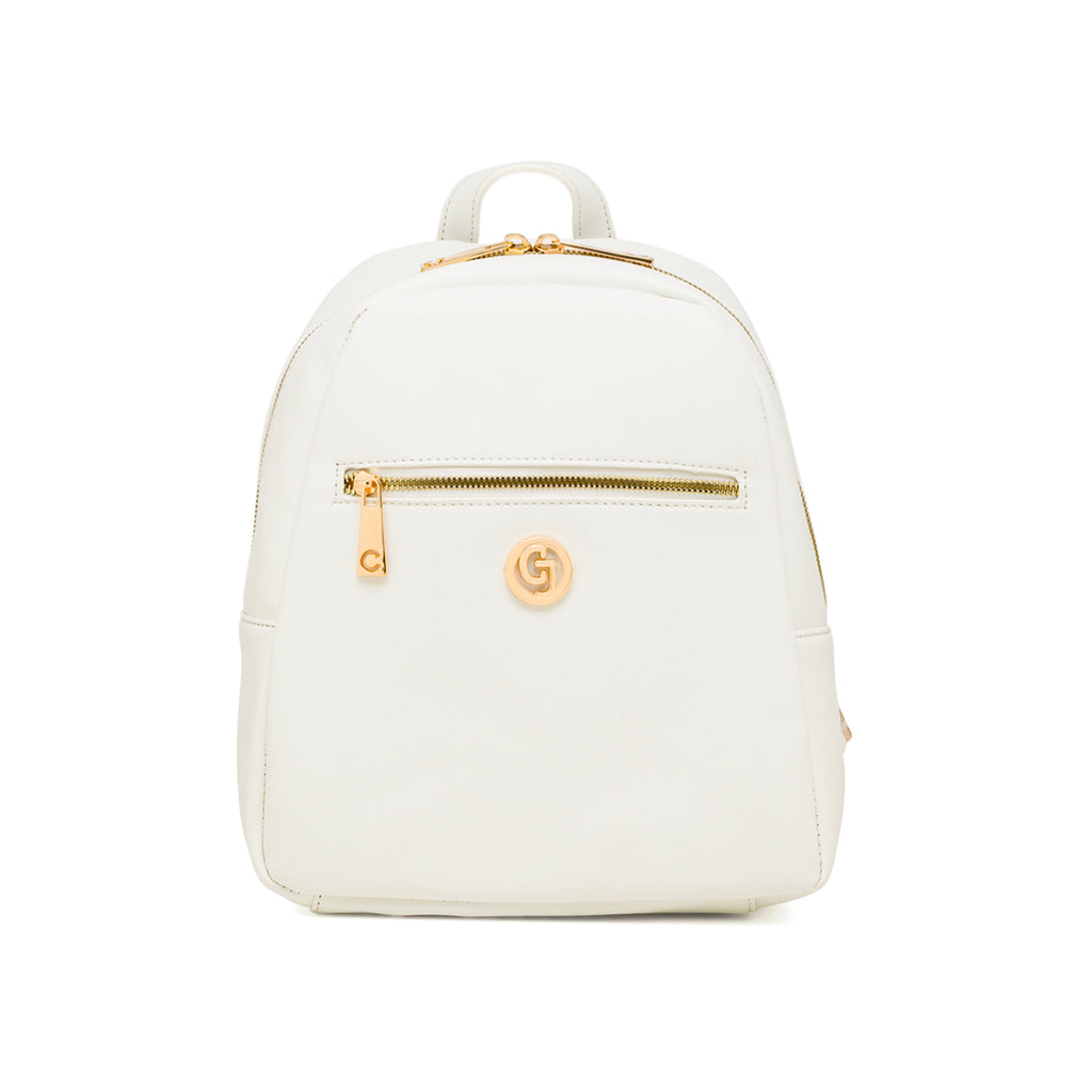 Borsa a Zaino bianca da Donna con logo frontale Carrera Jeans