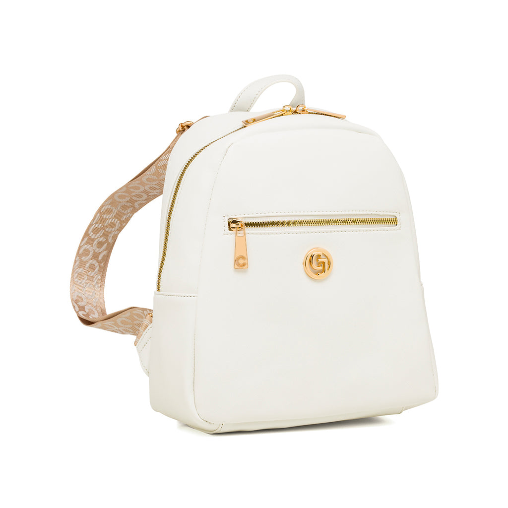 Borsa a Zaino bianca da Donna con logo frontale Carrera Jeans