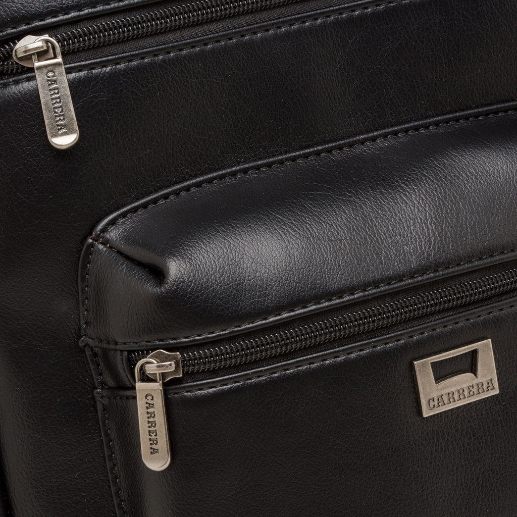 Zaino nero da uomo con logo Carrera Jeans