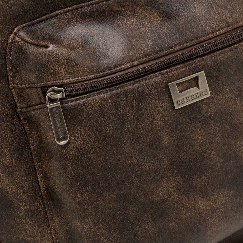 Zaino marrone da uomo effetto vintage Carrera Jeans