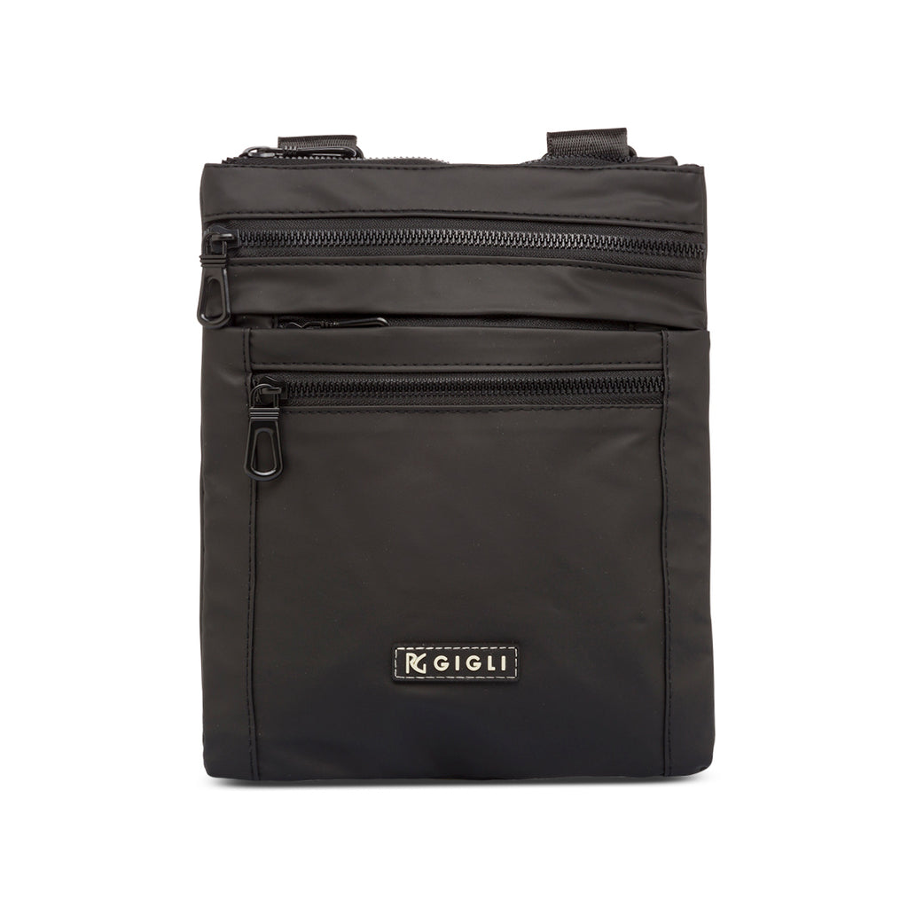 Borsello da uomo nero con tracolla Romeo Gigli Thema