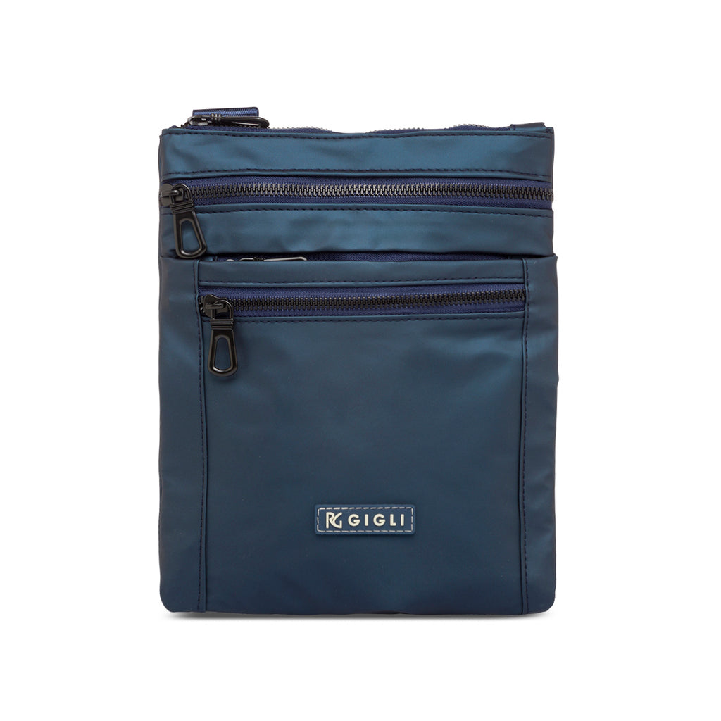 Borsello da uomo blu con tracolla Romeo Gigli Thema