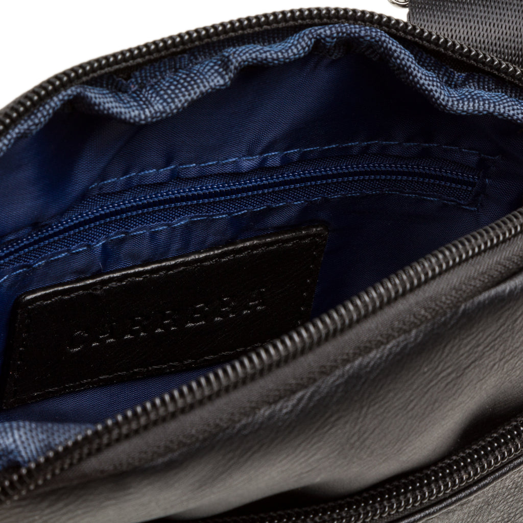 Borsello da uomo nero con logo Carrera Jeans Jeans