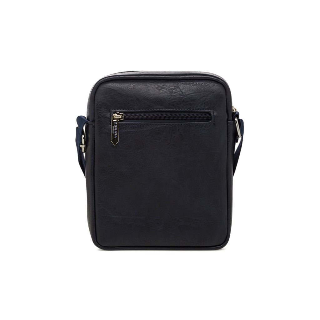 Borsello blu da Uomo con tracolla e logo Armata di Mare